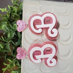 B is for Barbie Shimmer Drop Earrings